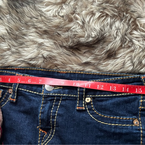 True Religion Dark Blue Denim with Yellow Stitching - Picture 6 of 8